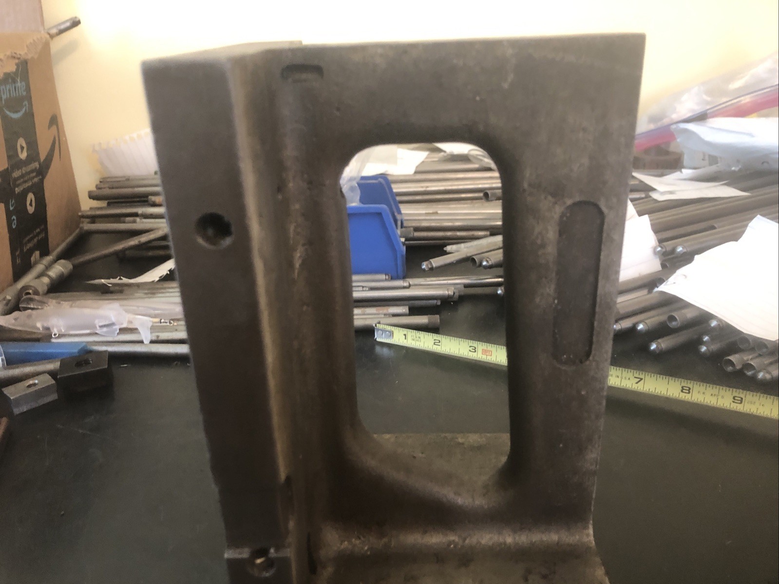 Iron Angle Plate 8”x 5”x 4 1/2” Right Angle Plate No Mfg Name Machinist Tooling