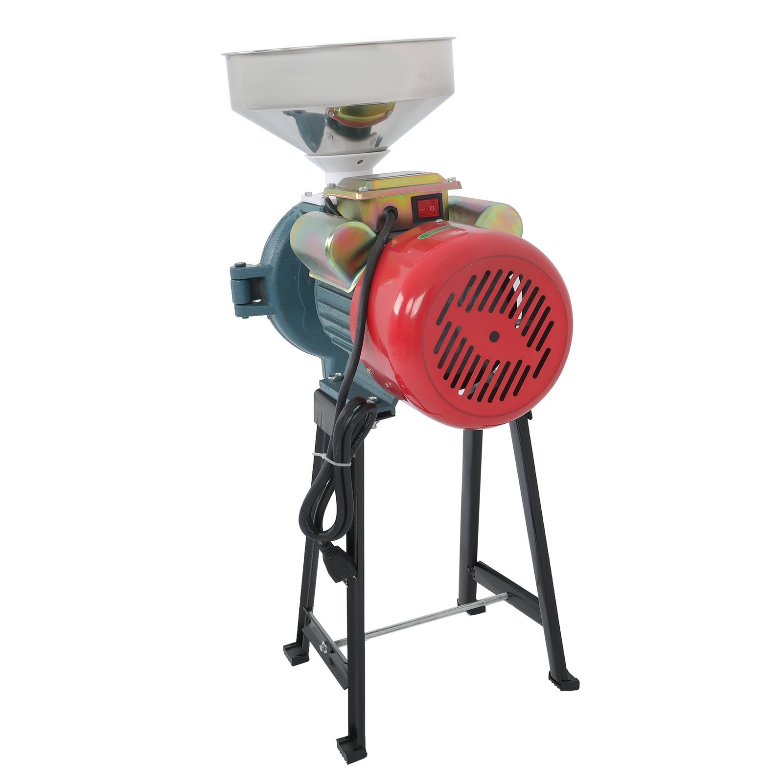 110V Grain Mill Electric Grinder Grain Mill 3000W Fit For Corn Wheat Feed Flour