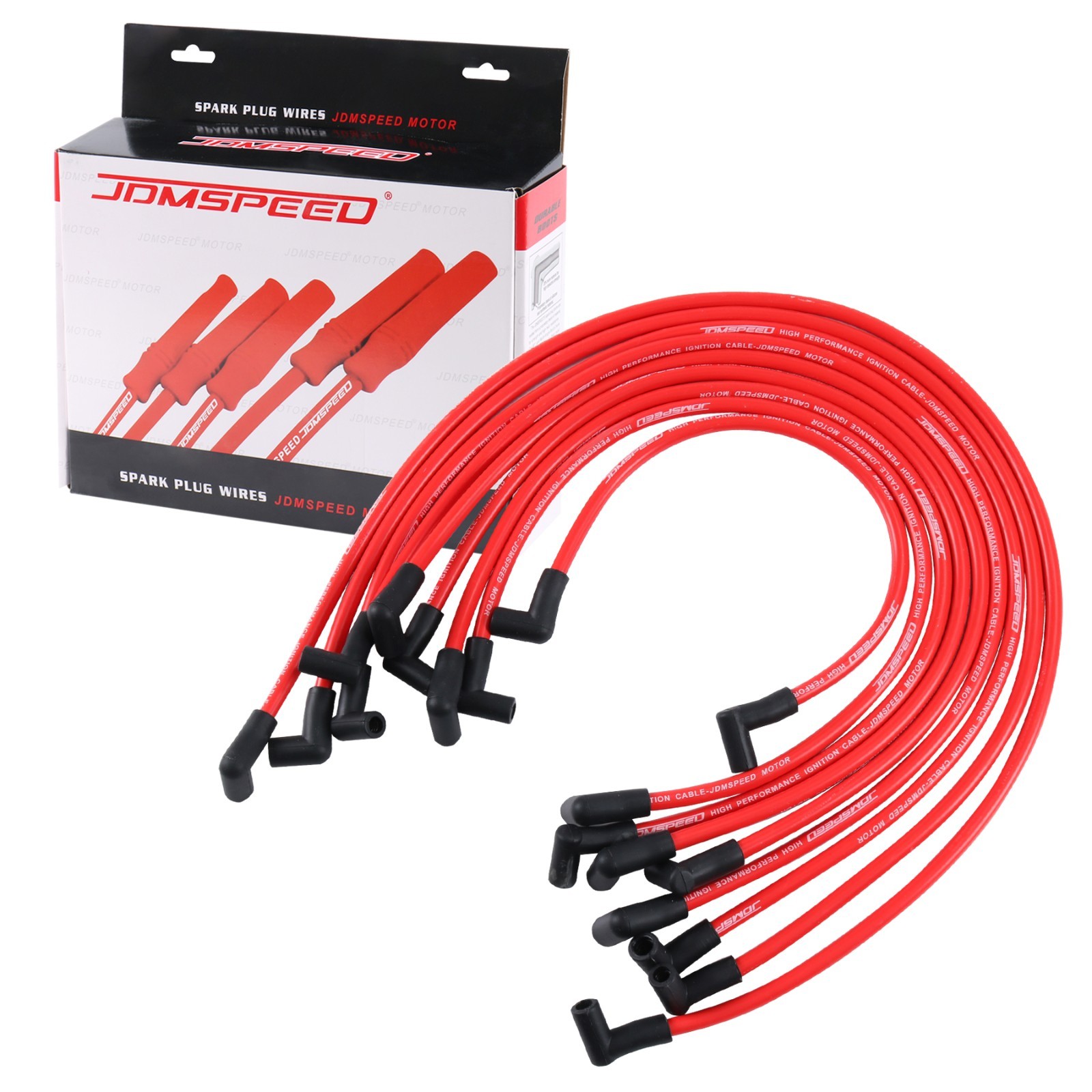 JDMSPEED High Performance Plug Wires SBC BBC HEI 2350 383 454 Electronic 10.5MM