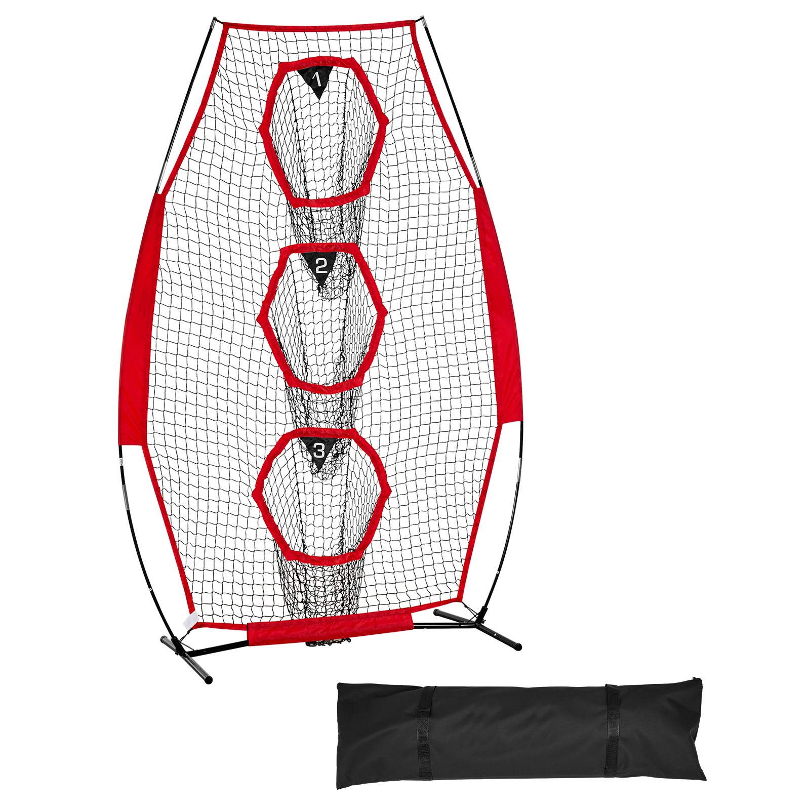 Uimoso 8x4 ft Football Throwing Net Portable Practice Tool for QB Training
