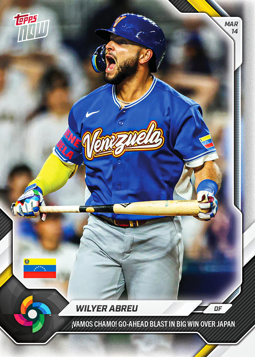 4-Card Bundle 2026 WBC World Baseball Classic MLB Topps NOW Cards 31-34 Presale