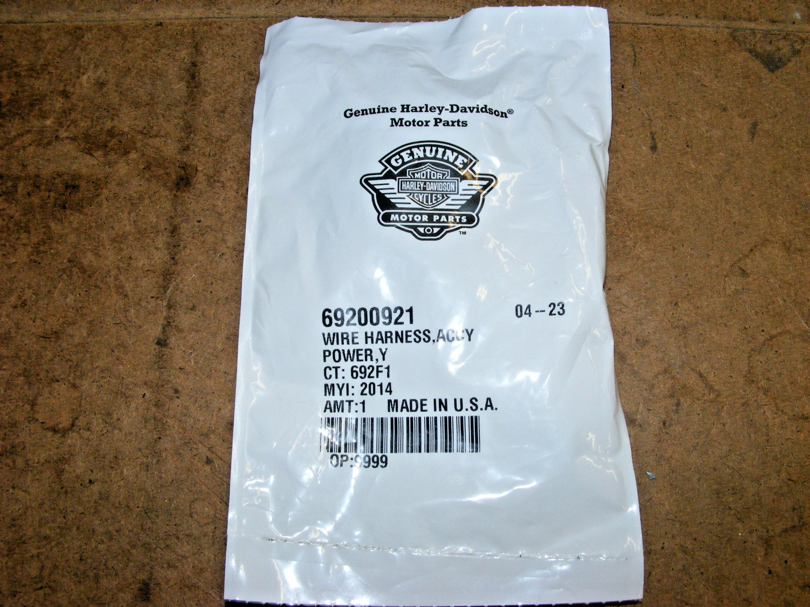 Harley Davidson Wire Harness 69200921 OEM (hd)