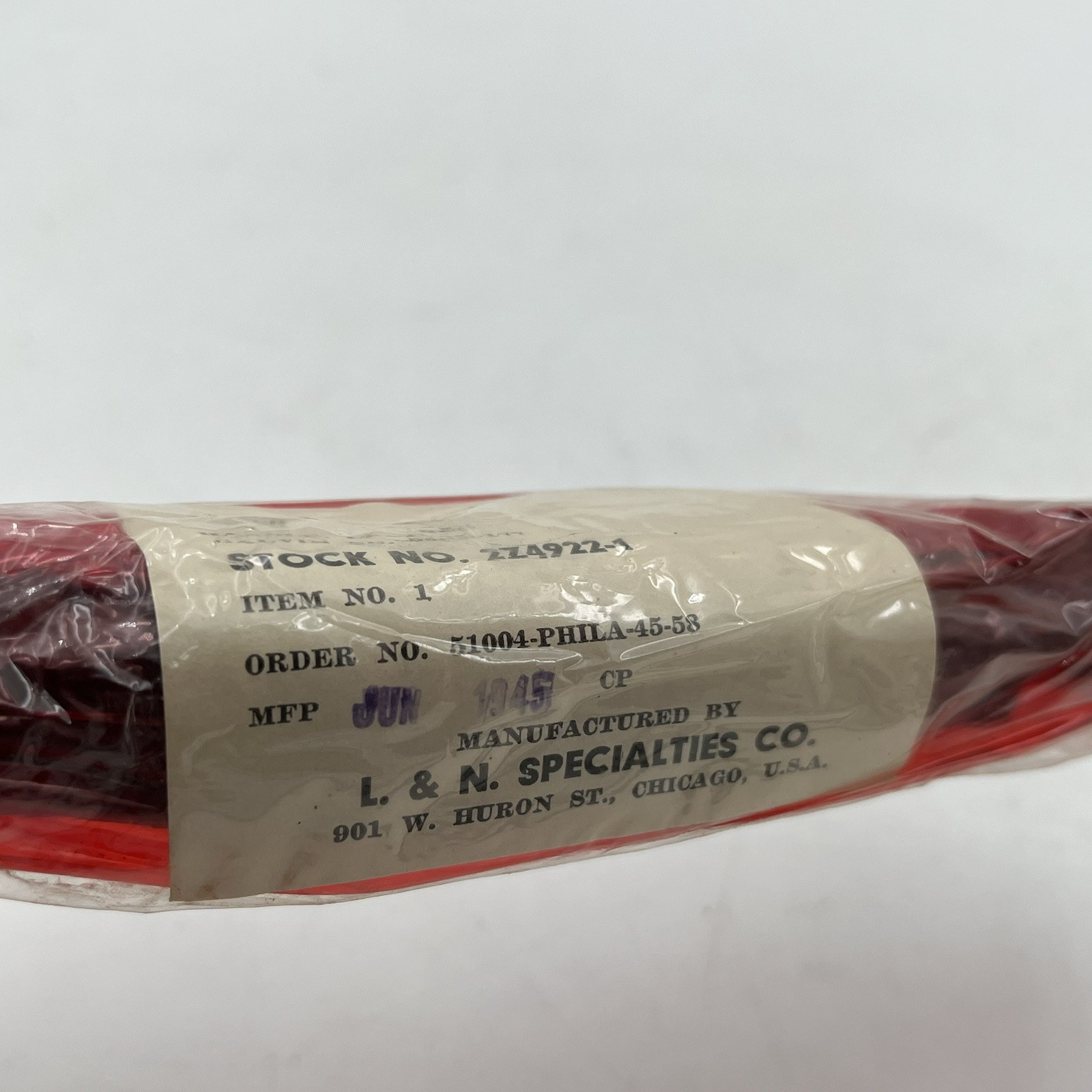 Machinist Tool Chest Box REPLACEMENT LEATHER HANDLE Antique VTG NOS 1945 WW2 New