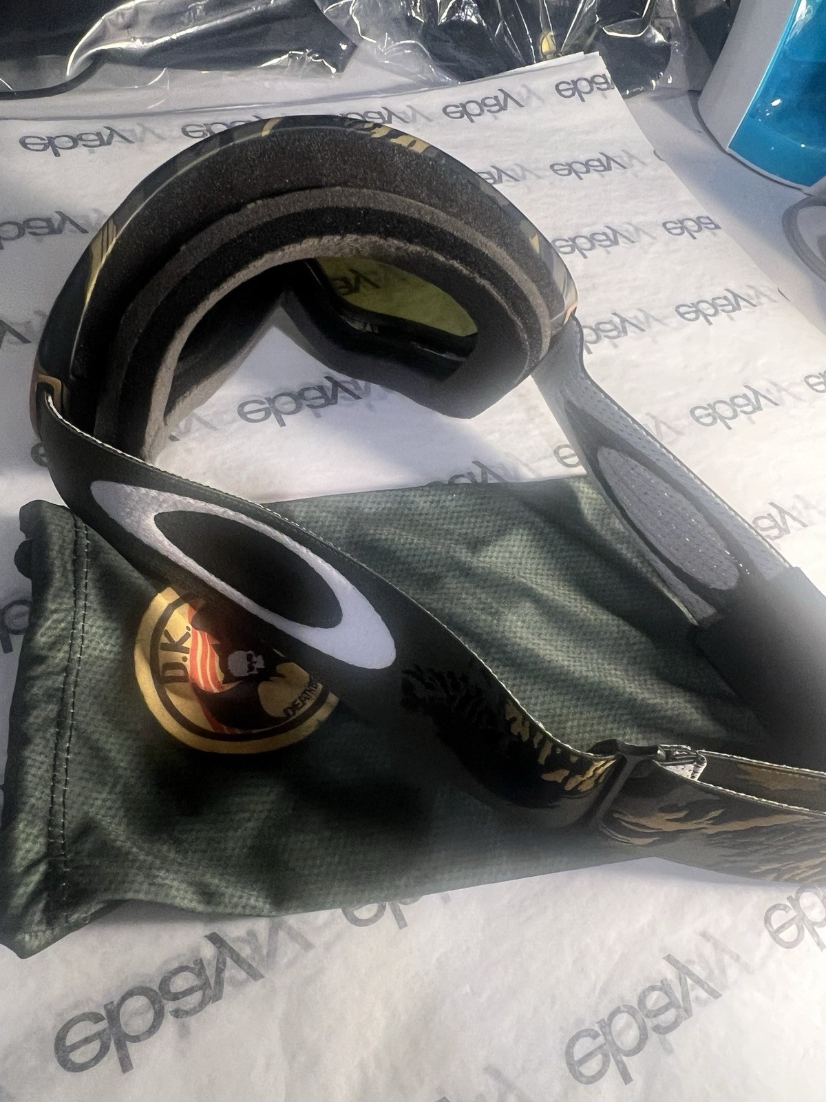 Oakley x Danny Kass Collab canopy googles Camo Green Black