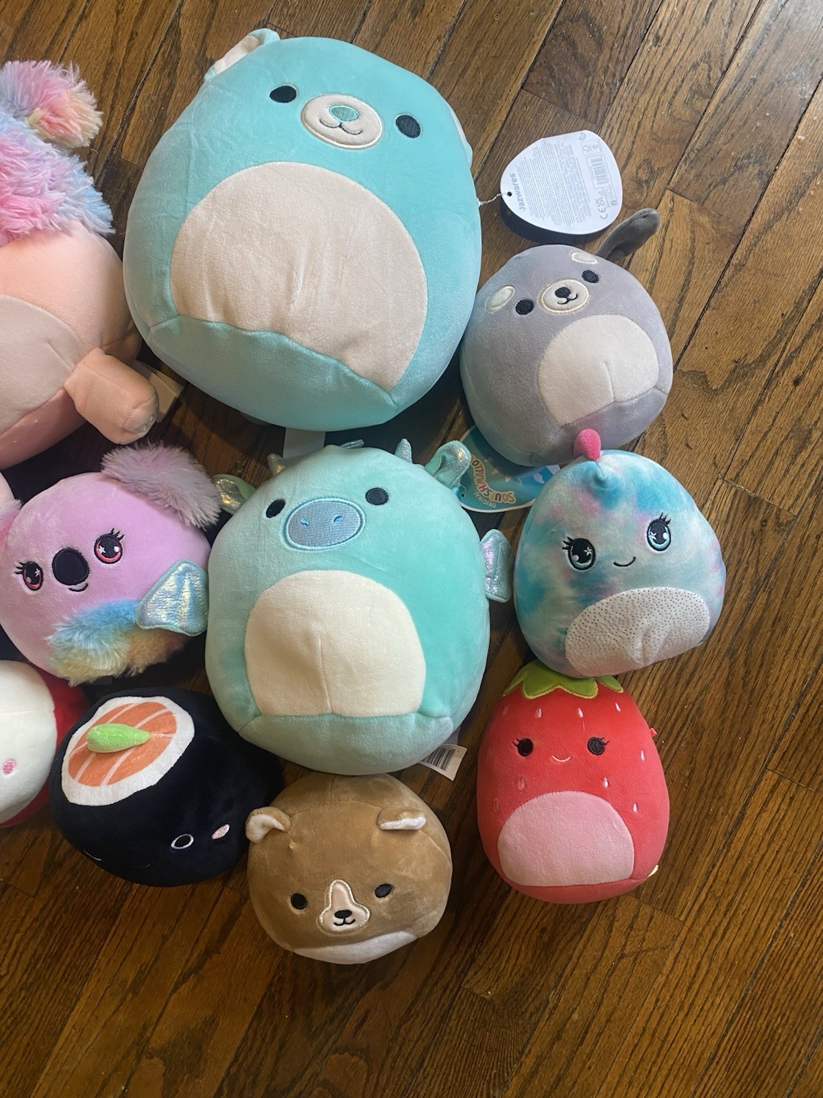 Squishmallows Plush Stuffed Animals Mixed Lot Small Medium Various Characters
