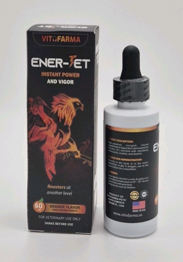 Vitofarma Ener-jet 60 ml Supplement For Poultry - Apoyo A La Vitalidad