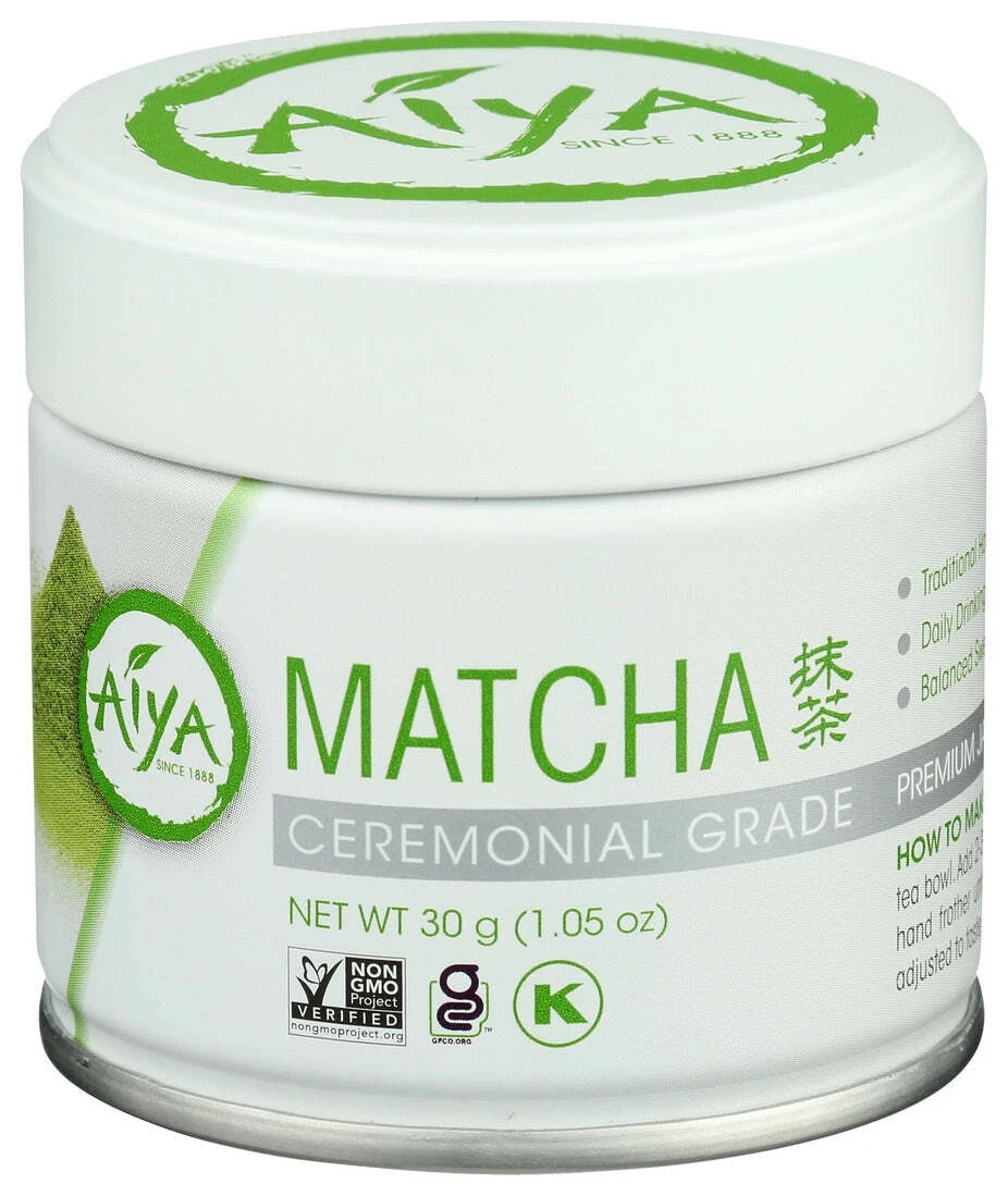 Aiya Matcha Tea Ceremonial Grade 30 Gr. Exp. 8-31-2027