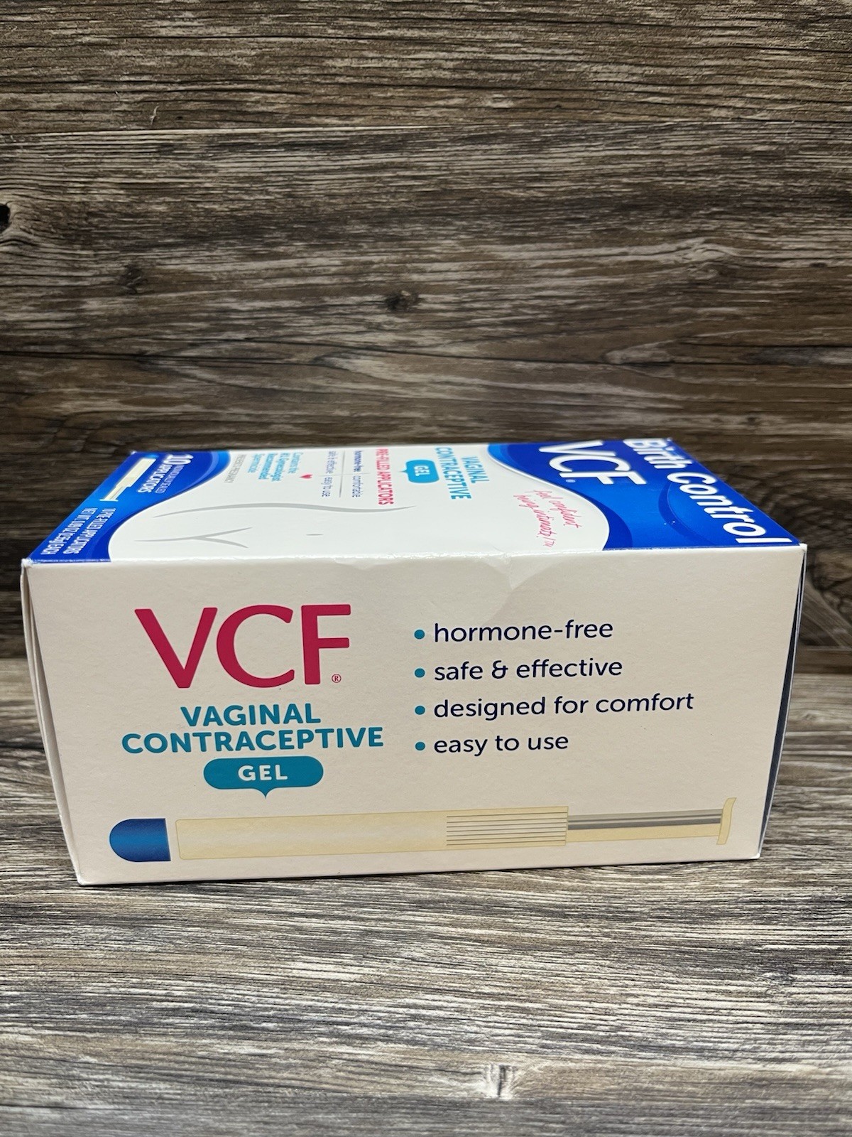VCF Vaginal Contraceptive Gel Pre-Filled Applicators 10ct FREE SHIPPING Ex 10/26