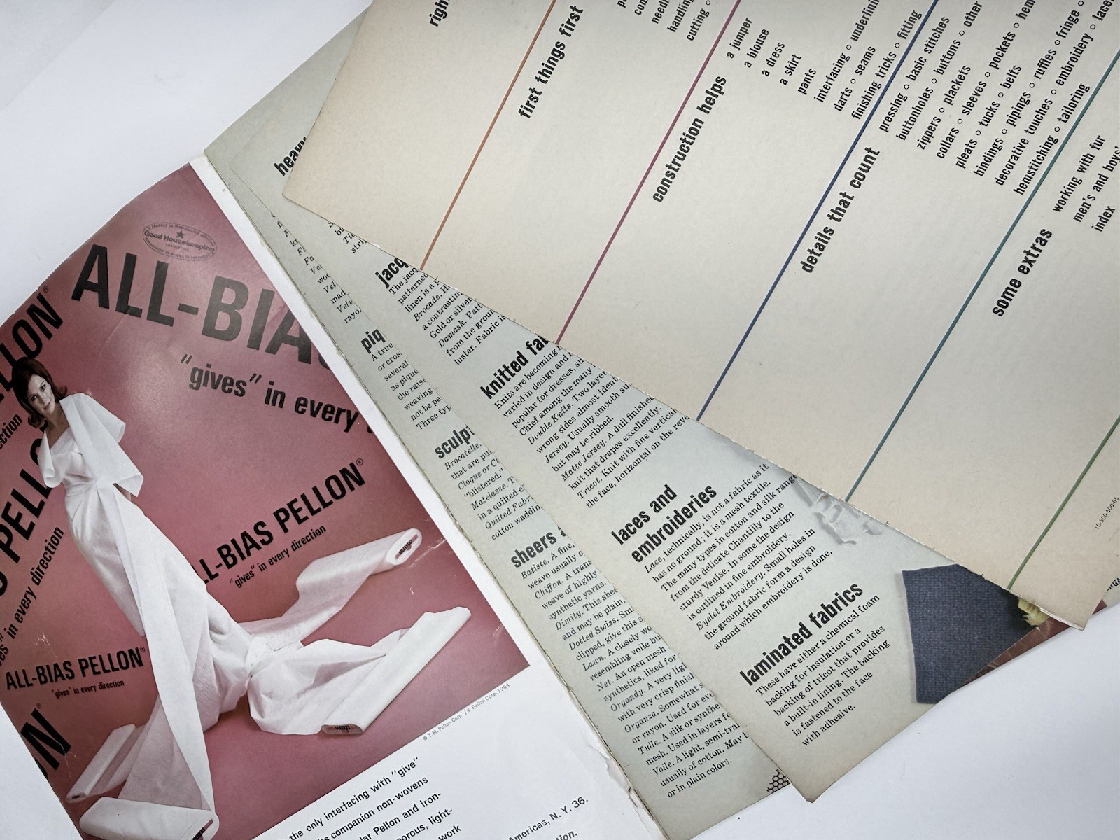 Vintage 1965 MCM Simplicity Sewing Book Blouse Jumper Dress Pants Softcover