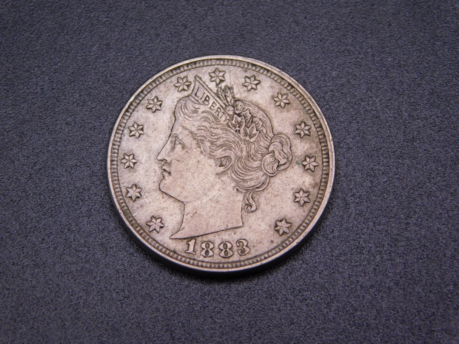 US COIN 1883 LIBERTY NICKEL NO CENTS