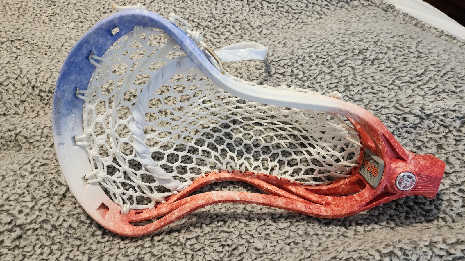Custom Dyed Traditional Strung STX Ultra Power - Pita Pocket - Red, White, Blue