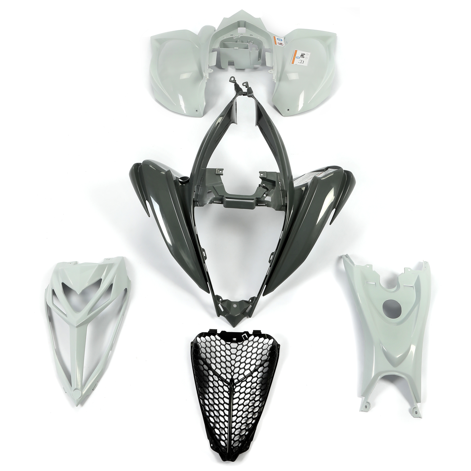 For YAMAHA Raptor 700 plastics Bodywork Fenders COMPLETE set 2006-2024 GRAY