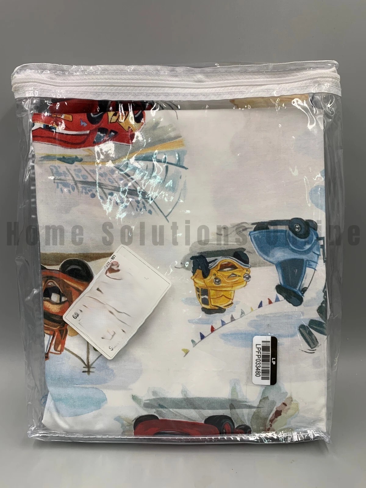 Pottery Barn Kids Disney Pixar Cars Organic Percale FLAT SHEET ONLY Twin #N184L