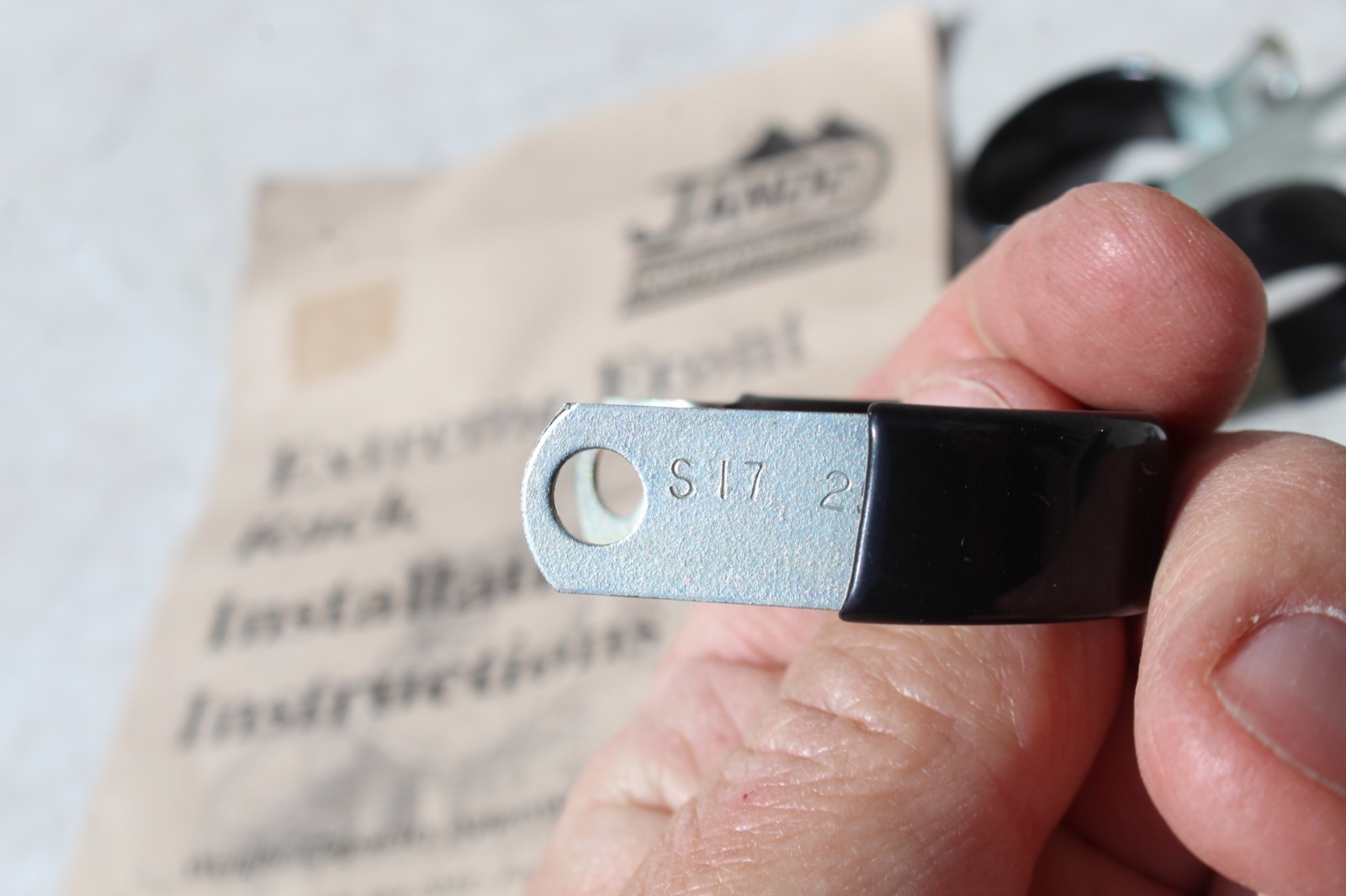 Jandd Stainless Steel fasteners Extreme Front Rack w Instructions Hardware Clamp