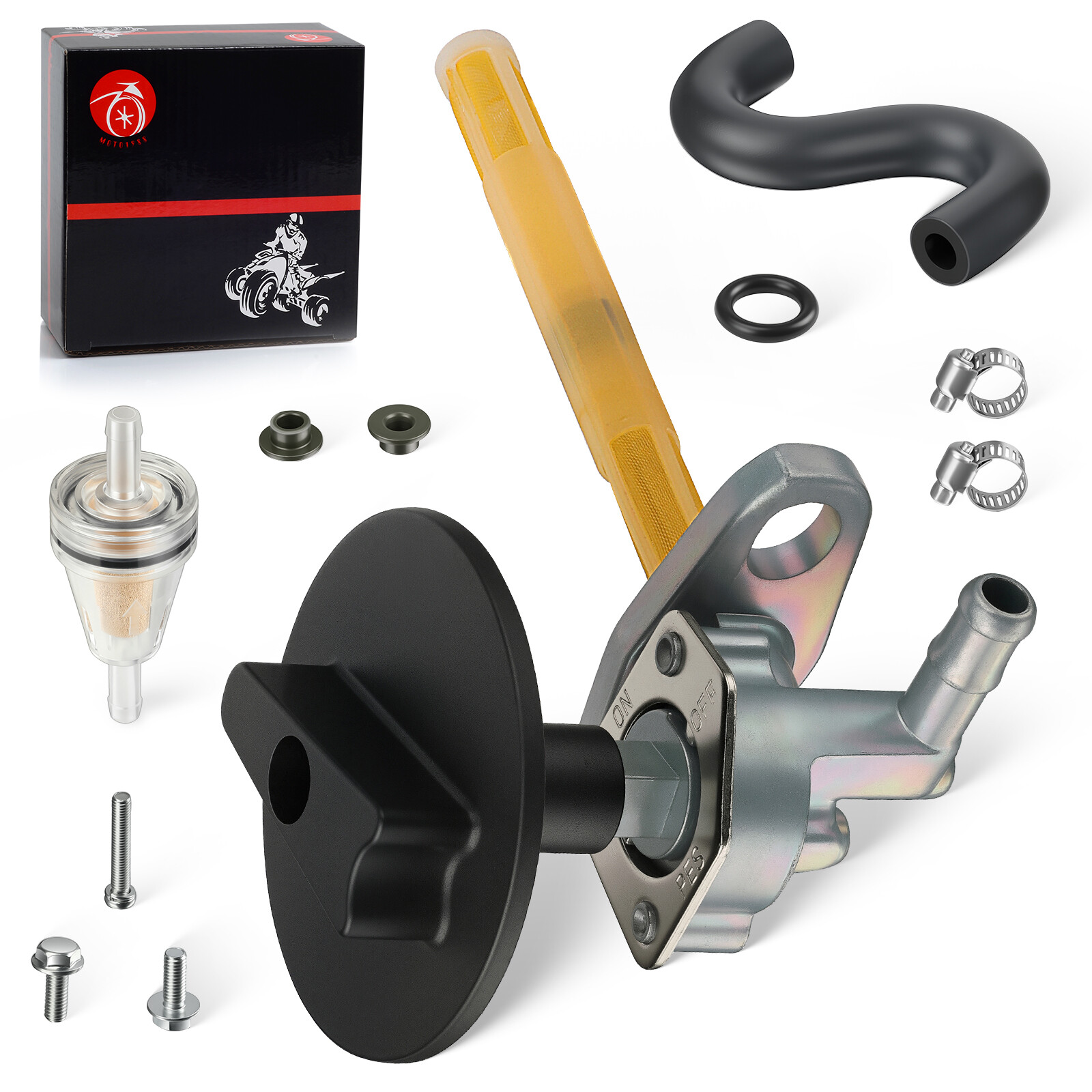 Gas Fuel Valve Petcock & Line Hose Tube for Honda Sportrax 400 TRX400EX 1999-08