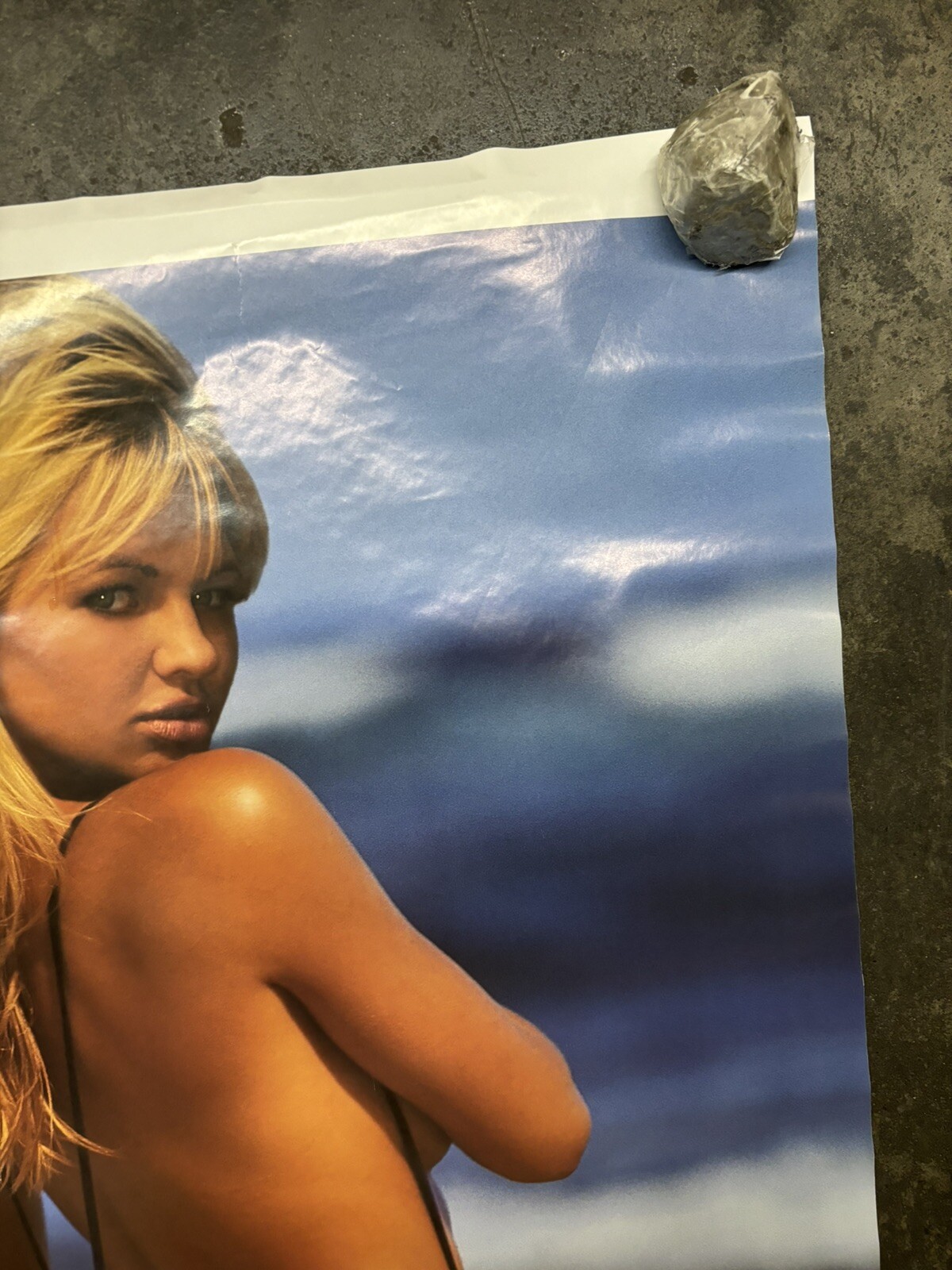 Floss Daily Dental Hygene 1997 Sam Maxwell Poster hot girl C2464