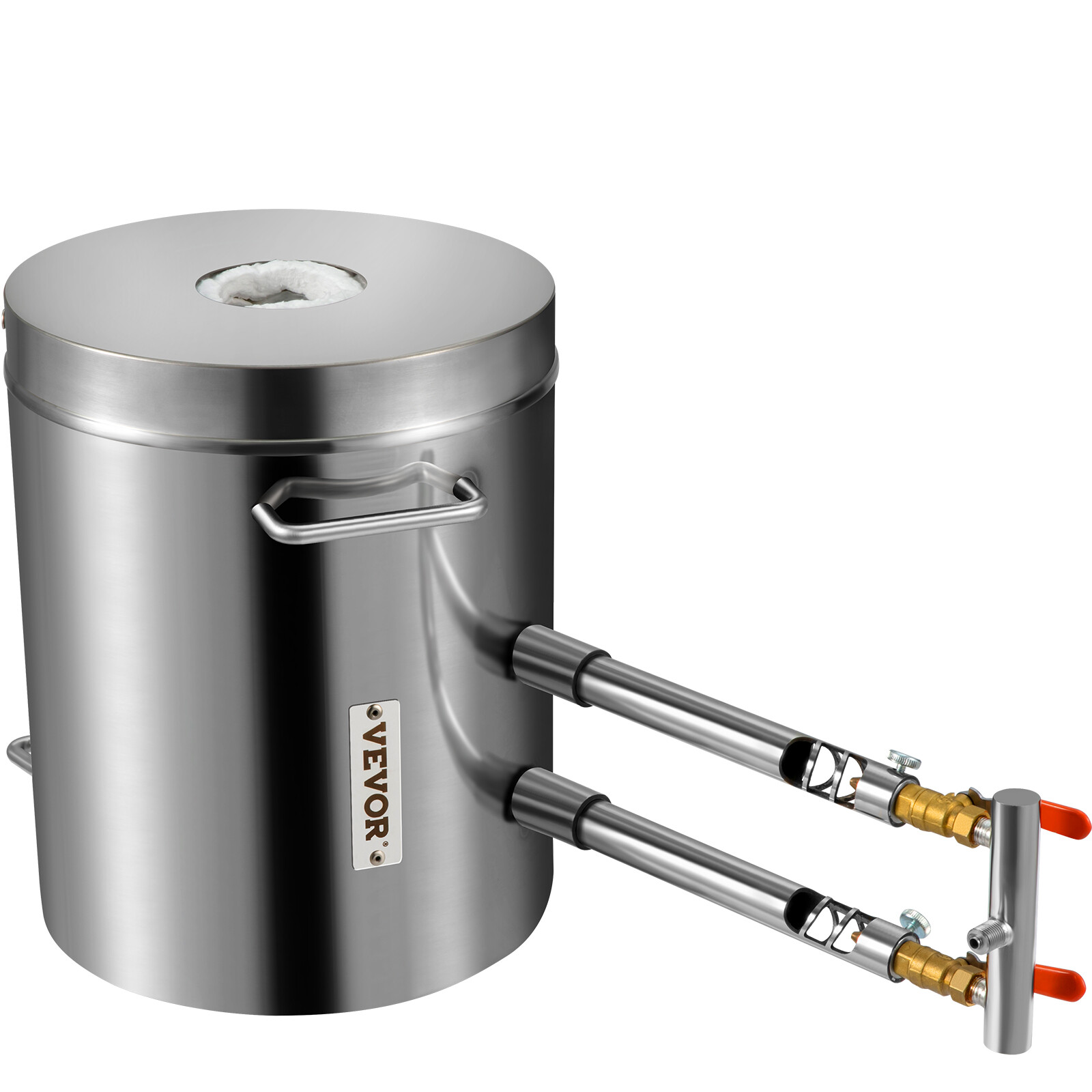 VEVOR 12KG Propane Melting Furnace Gas Metal Forge Double Burners 2700℉