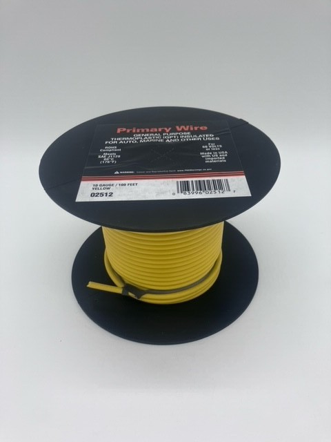 10 Gauge Primary Wire 100% Fine-Stranded Copper Made in the USA Lot NOT CCA