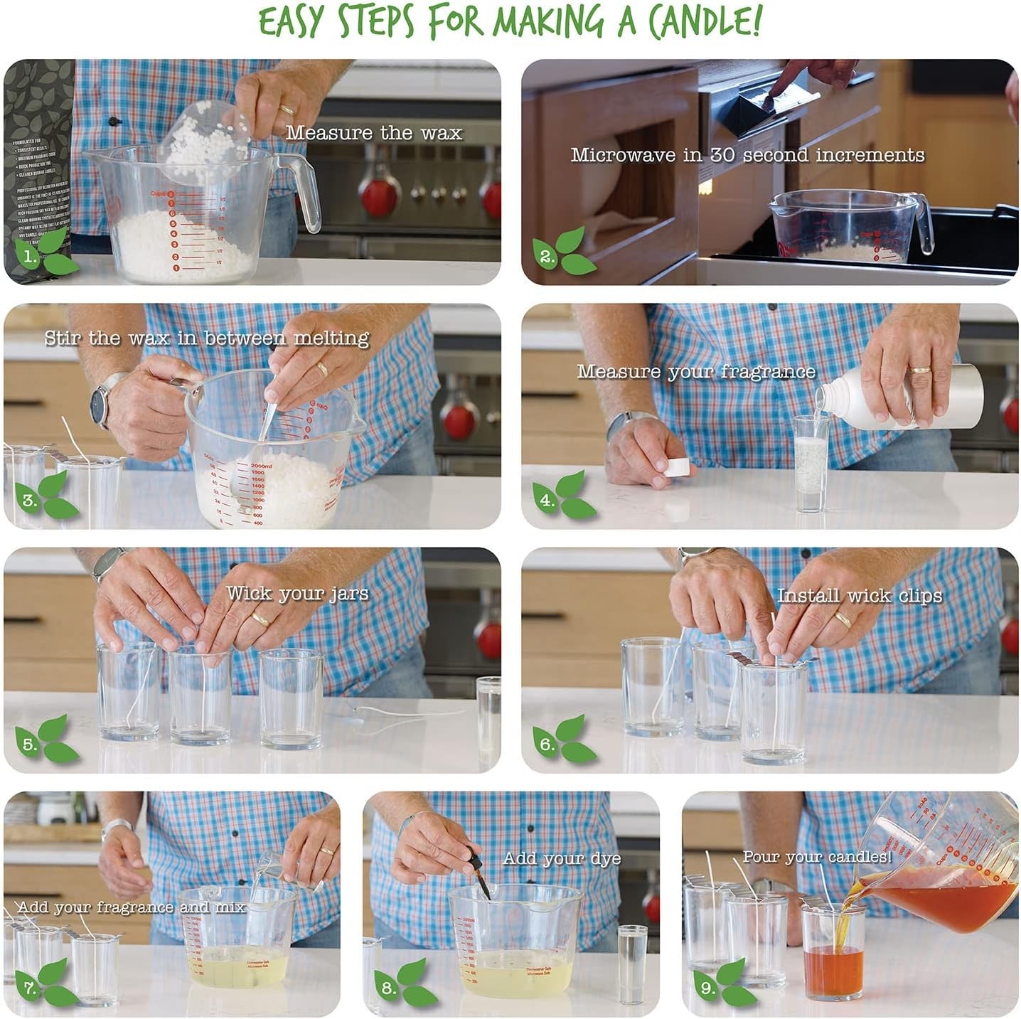 Coconut Soy Wax Beads for Candle Making - Natural Candle Making Supplies