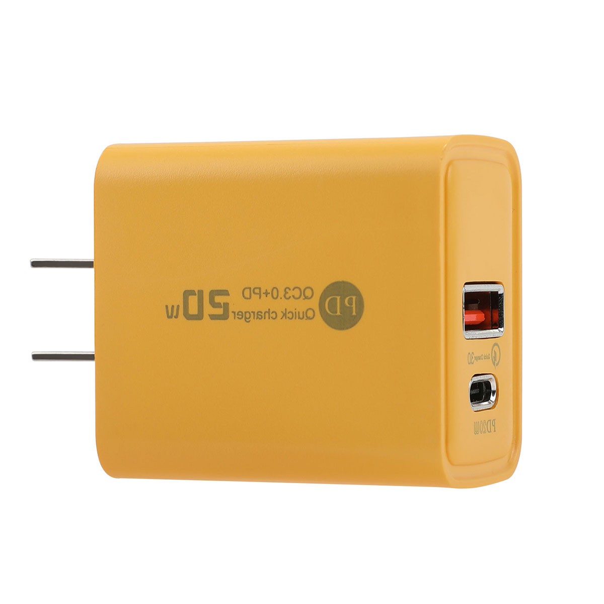 20W Fast Charger Block USB+Type C Wall Power Adapter For iPhone 16e 15 14 13