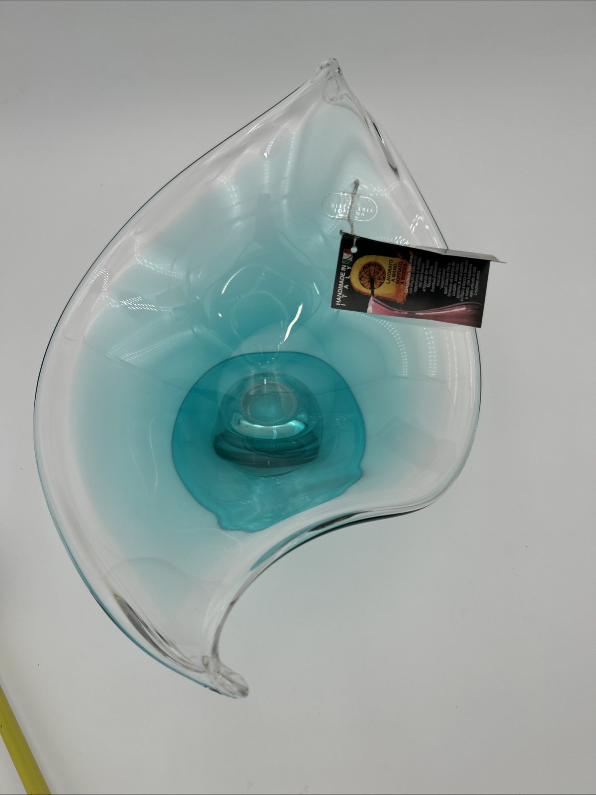 Cristalleria Toscana Blue Crystal Hand Made & Crafted in Italy