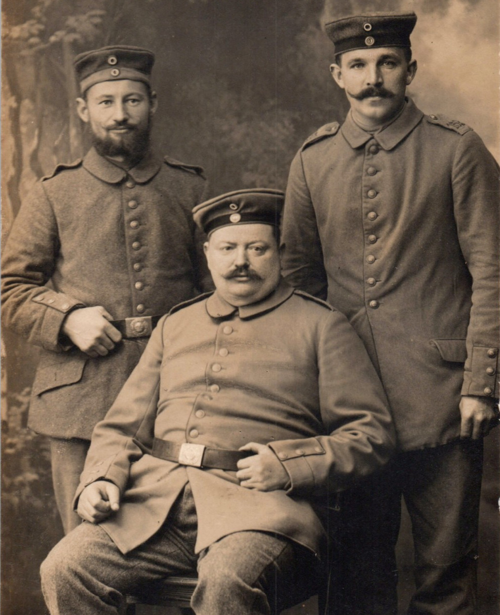 RPPC WWI German Soldiers Army Real Photo Postcard