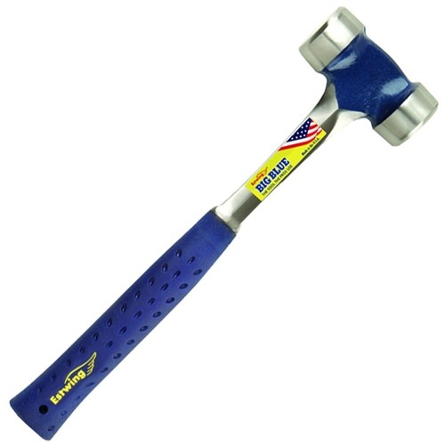 EstWing E3-40L Lineman's Hammer w Smooth Face & Shock Reduction Grip