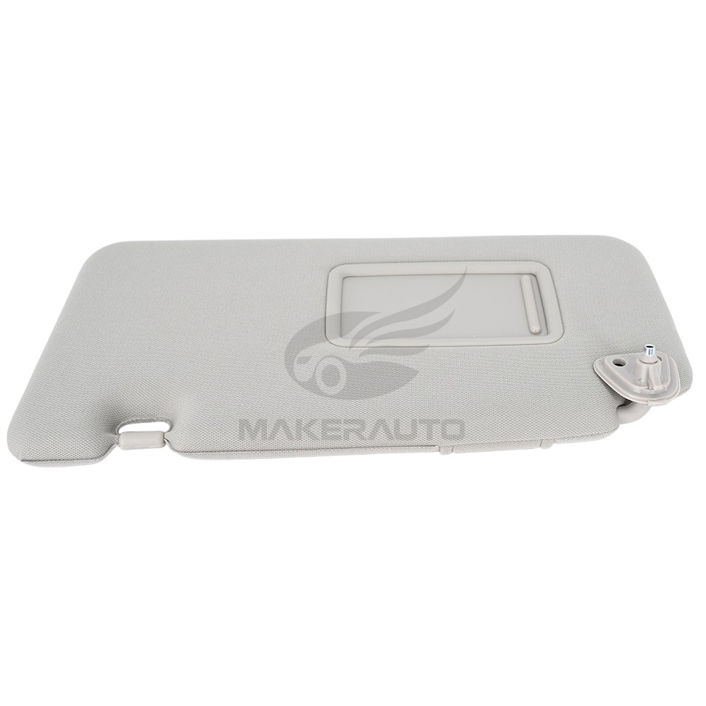 LH Left Driver Side Sun Visor Shade w/ Mirror Fit Nissan Versa S SL 1.8L 2007-12