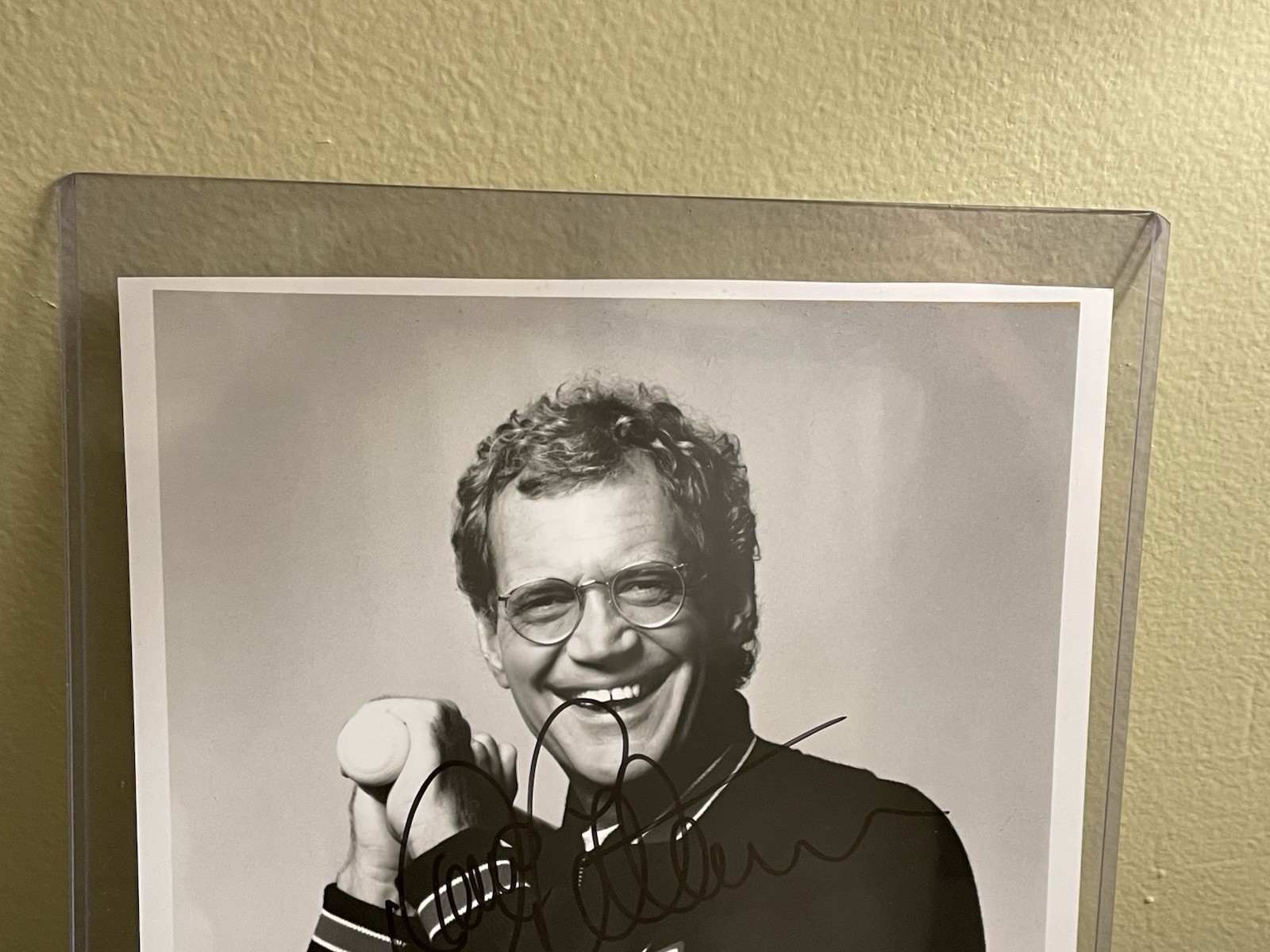 David Letterman Signed 8x10 Photo PSA/DNA Authenticated Late Night Show Host TV