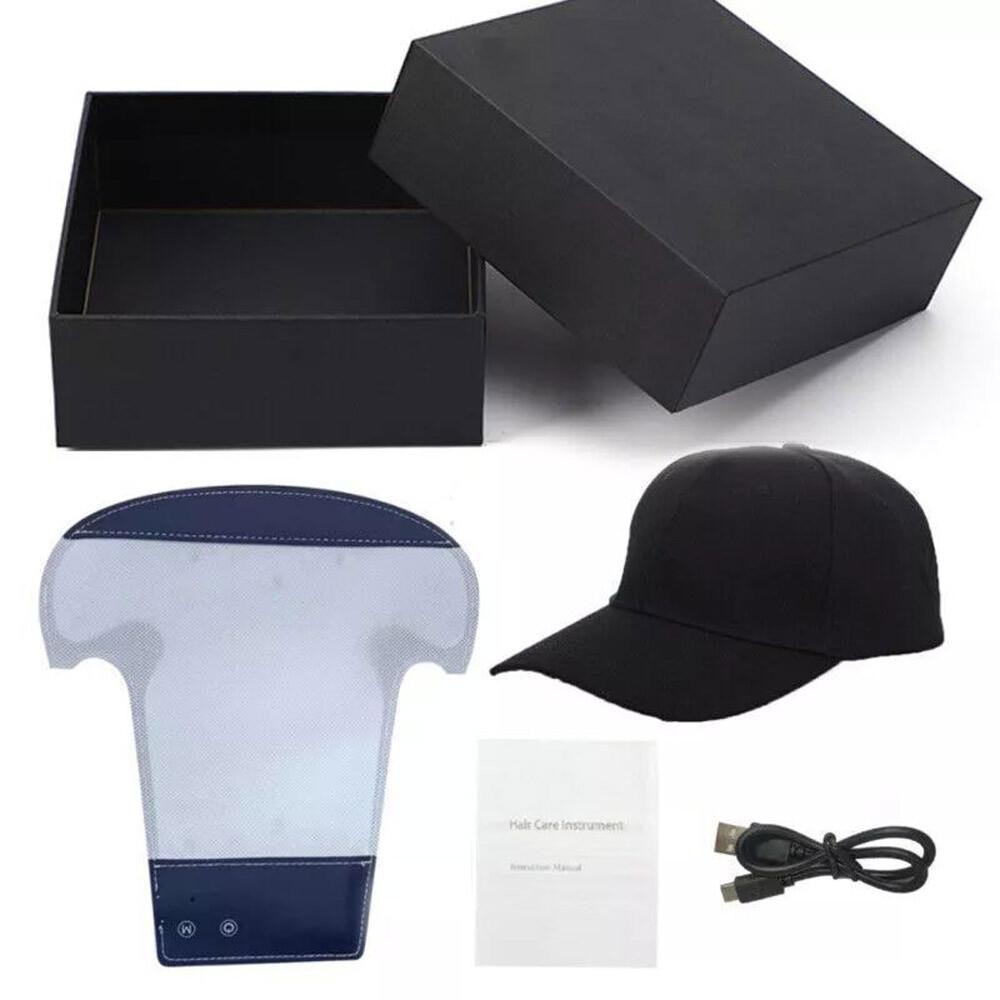 US 650nm Red LED Light Therapy Hat Hair Loss Treatment Cap Hair Growth Regrowth
