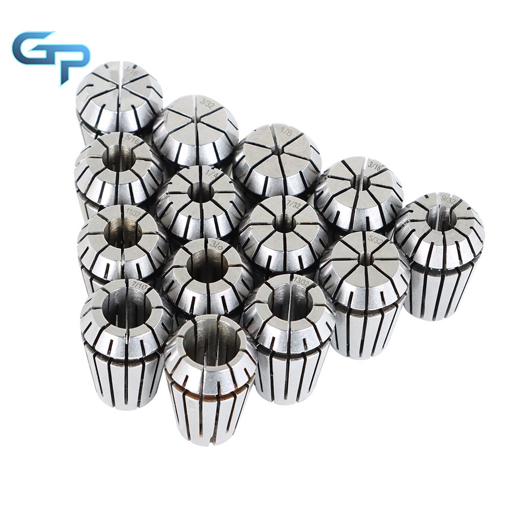 14Pcs ER20 1/16"-1/2" Spring Collet Set for CNC Milling Lathe Tool Workholding