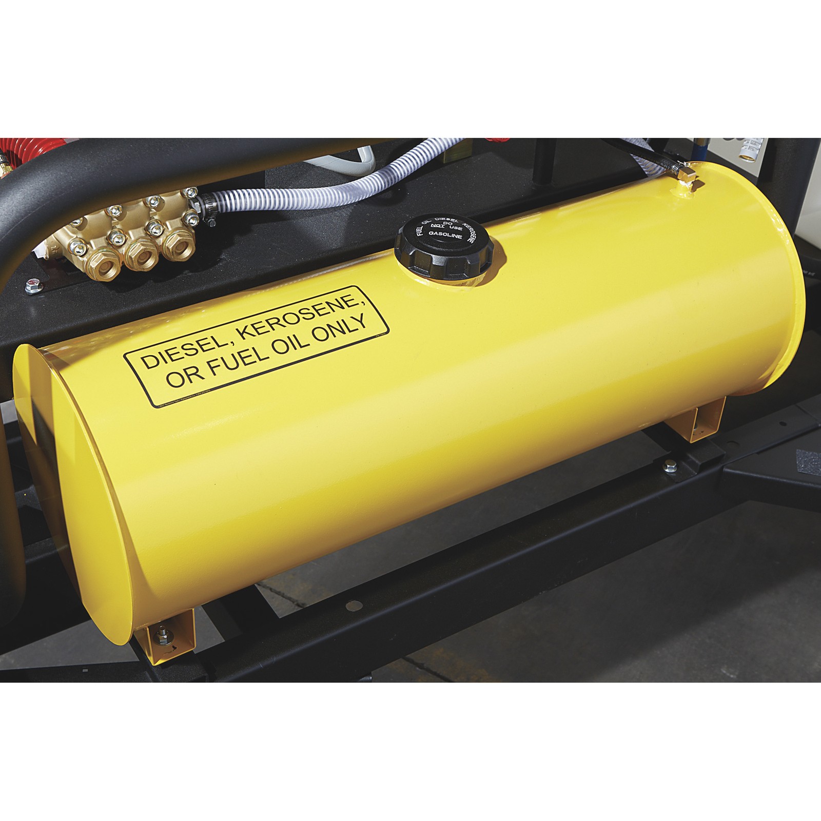 NorthStar Hot Water Commercial Pressure Washer Trailer with 2 Wands, 4000 PSI,