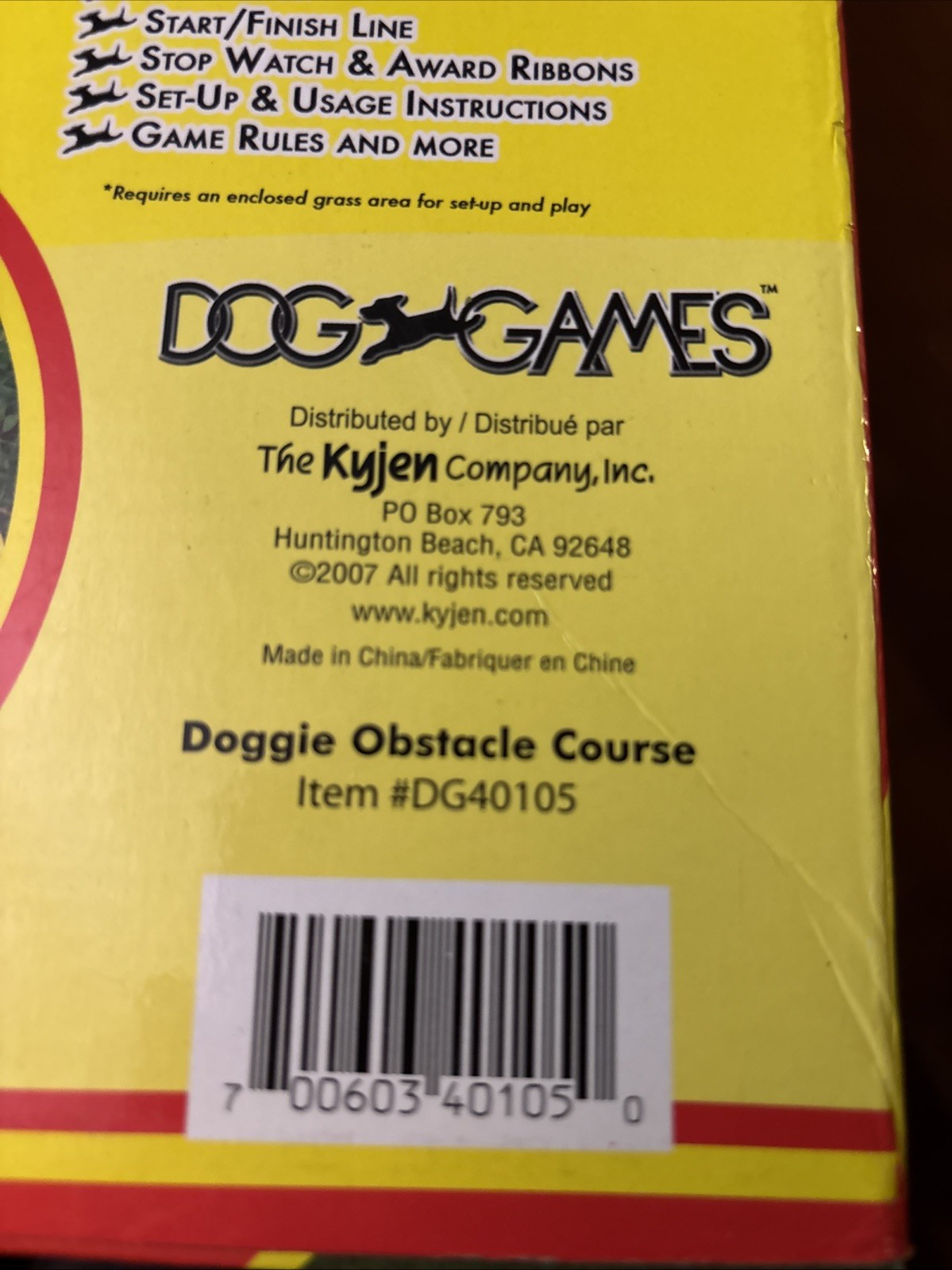 Kyjen Dog Games Doggie Obstacle Course Agility Training Equipment Fun Train Pole