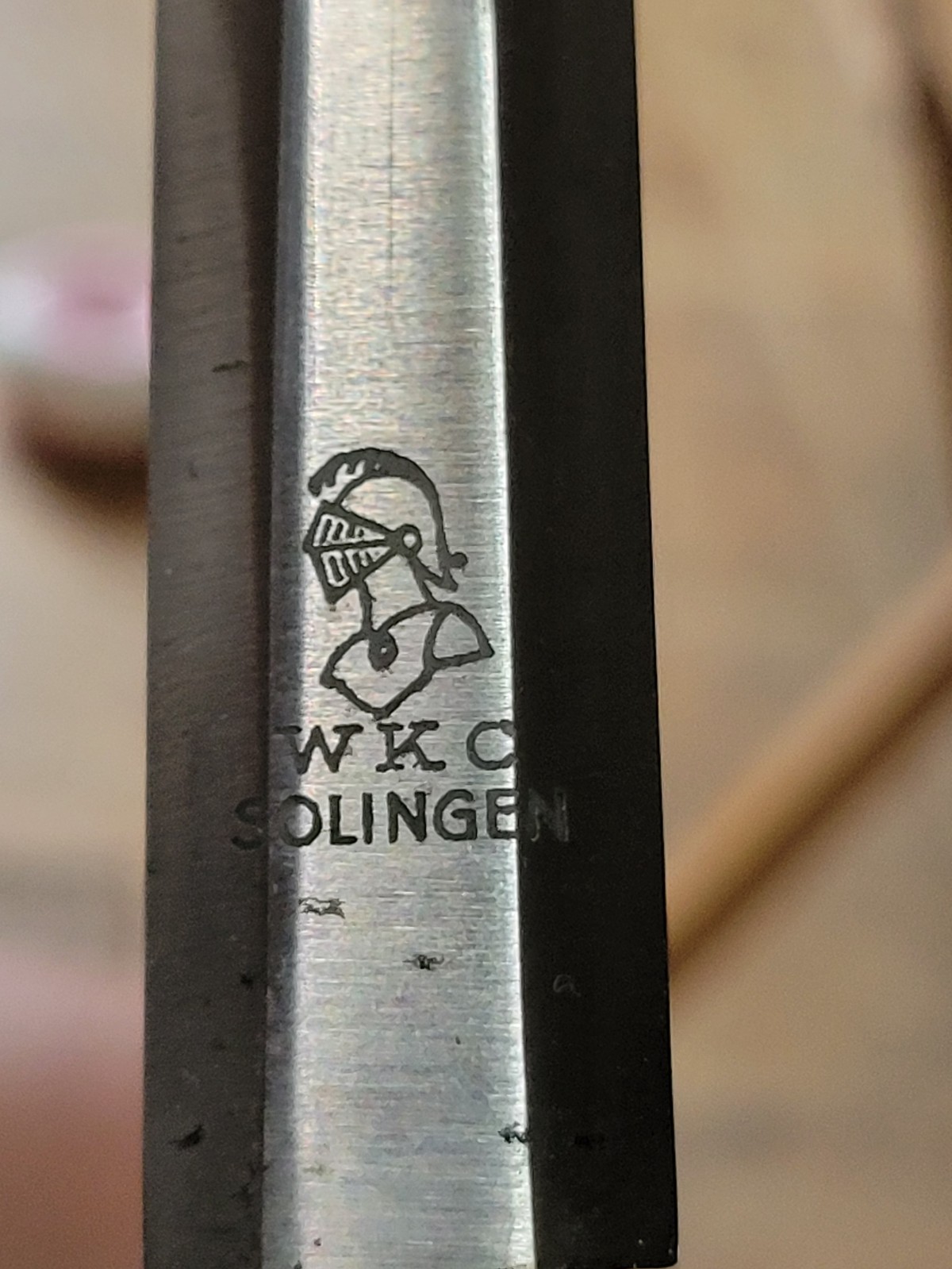 EXCELLENT! WWII German Army Dagger Blade & Handle ONLY-by WKC!