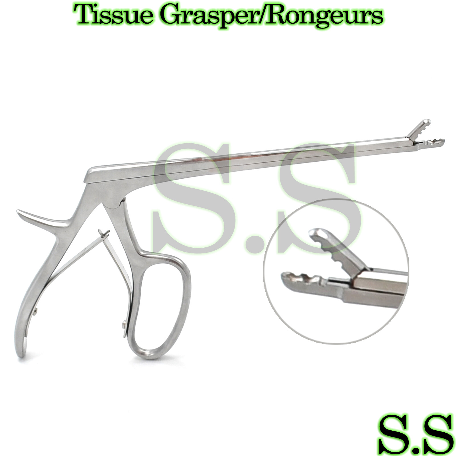 Intraarticular Tissue Grasper/Rongeur 10" Orthopedic Surgical Instruments OP-06