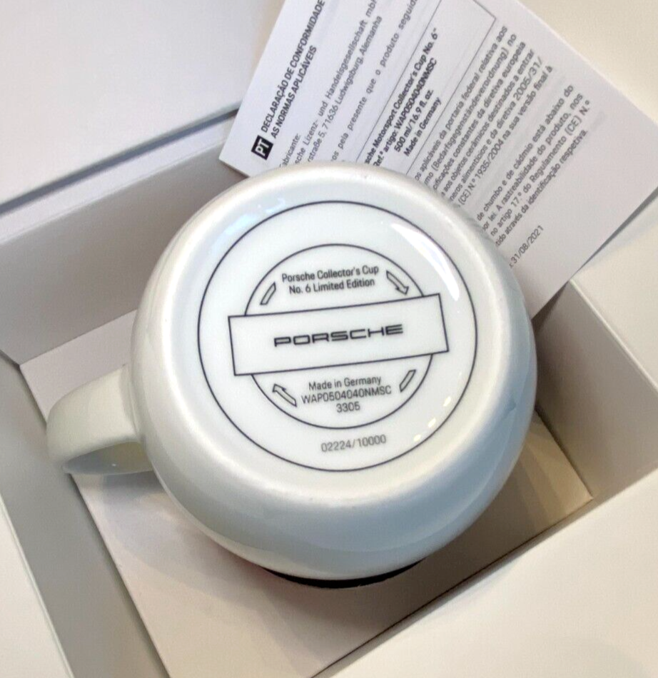 Porsche 911 GT3 Cup Car Collector's Coffee Mug Limited Edition
