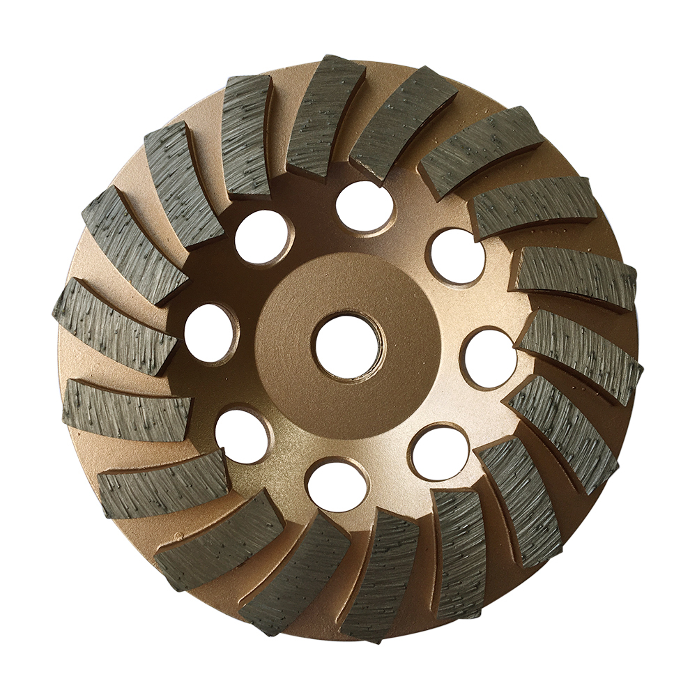 4.5" Concrete Grinding Cup Wheels 18 Diamond Abrasive Turbo Seg 5/8"-11 Arbor