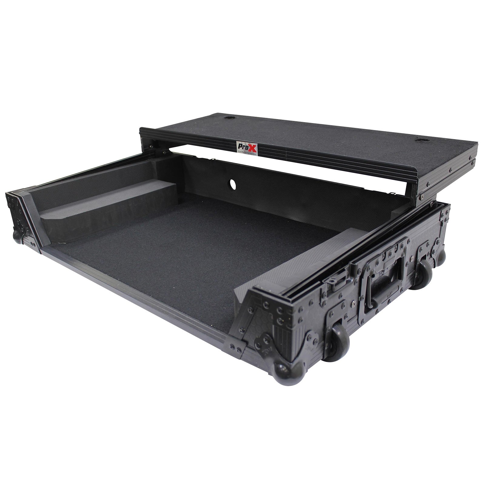 ProX Pioneer XDJ-XZ DJ System Black Flight Case with Red TSA Lock