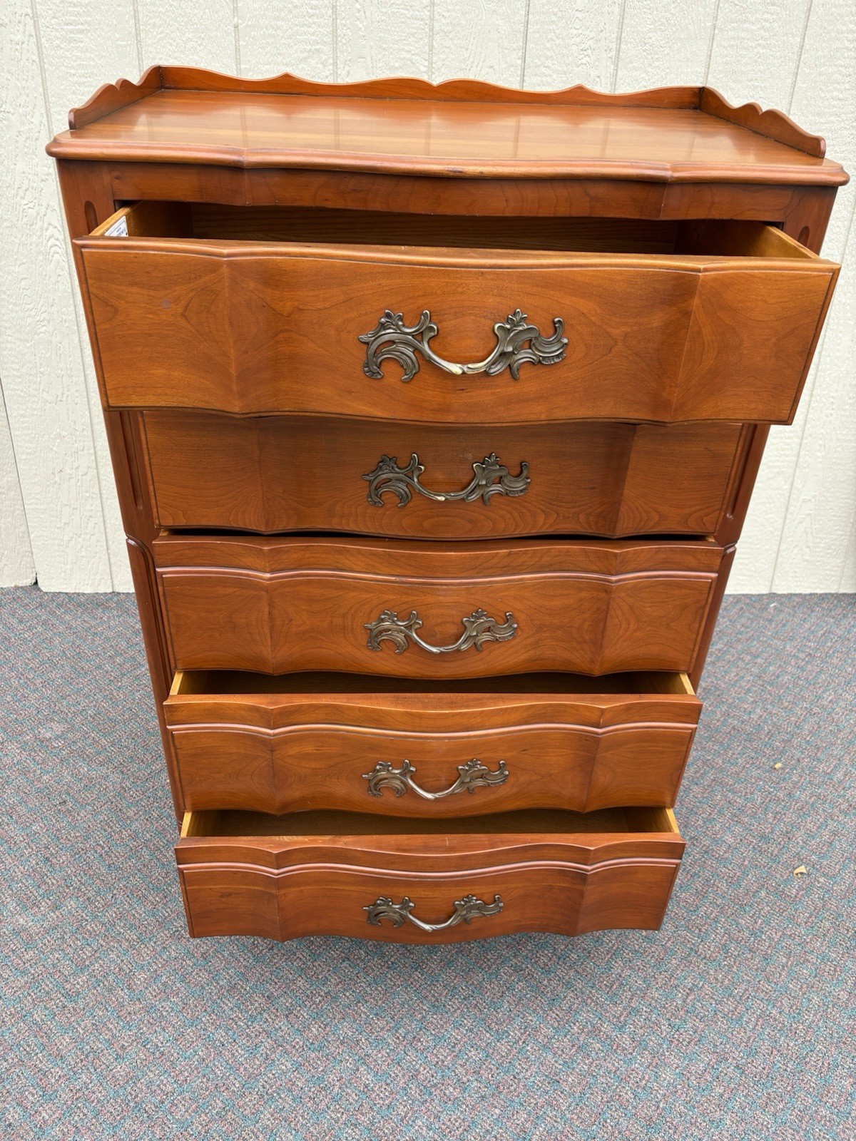67137 JOHN WIDDICOMB Cherry High Chest Dresser
