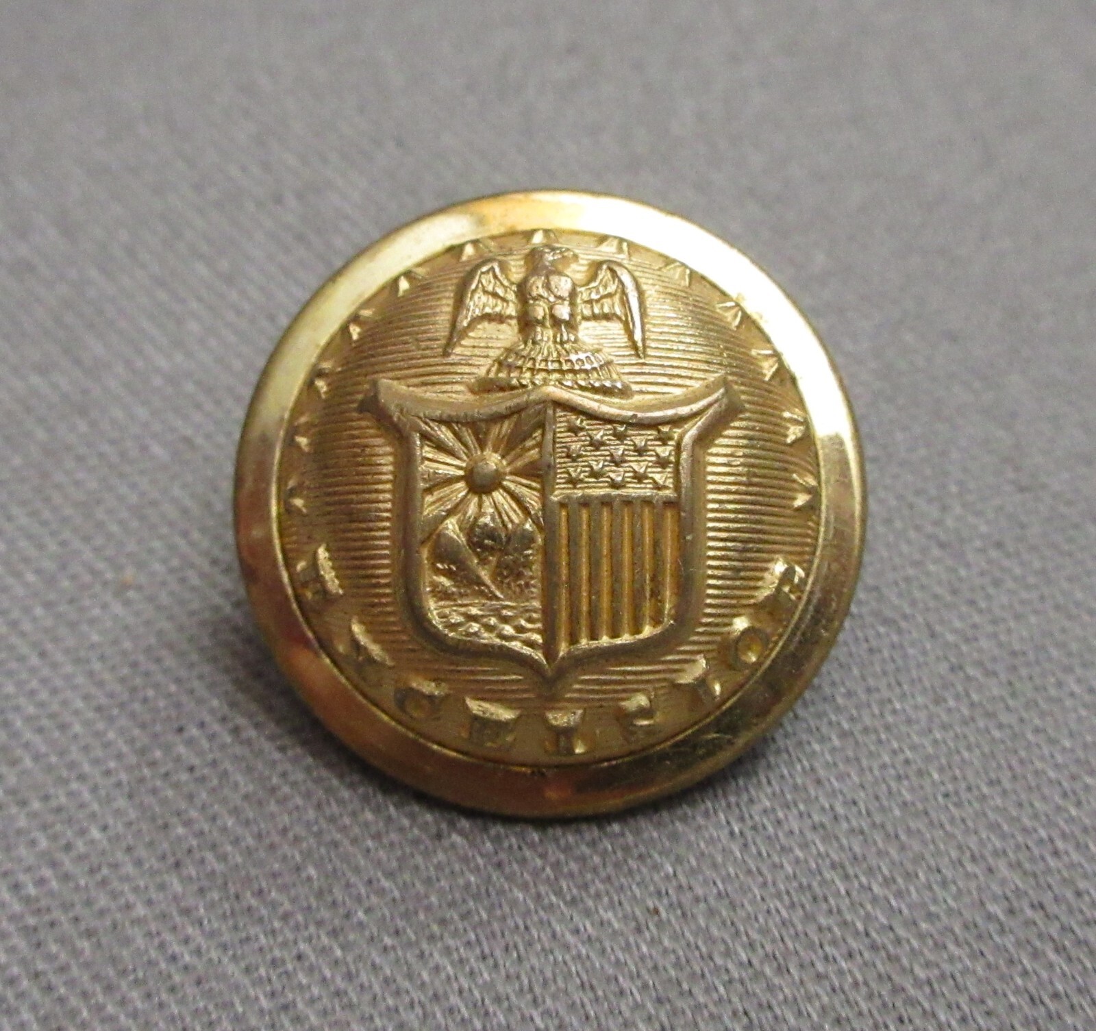 1860-70 New York State Seal Coat Button by Scovill (Quantity)