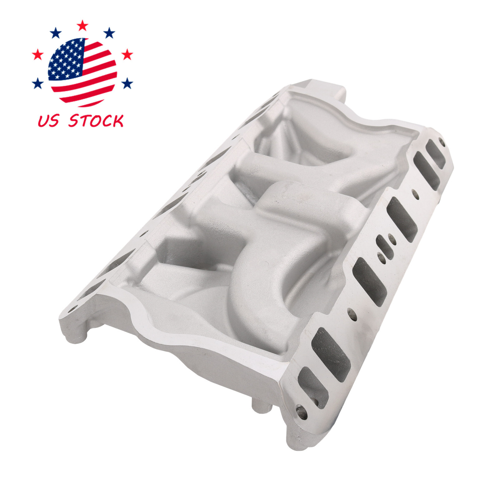 For Ford Small Block Windsor 351W V8 5.8L Aluminum Dual Plane Intake Manifold