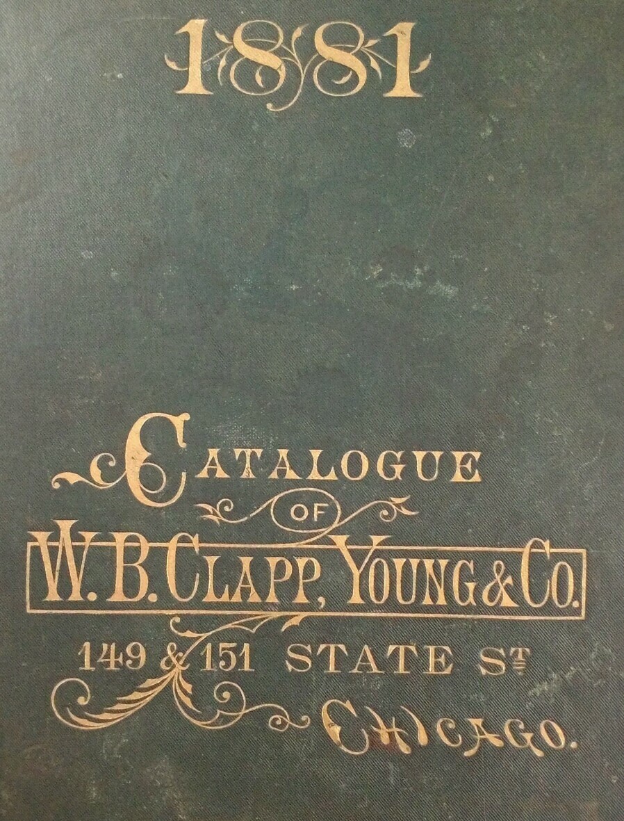 Chains Guards Slide Fire Gilt Matines 1881 Catalog Page Clapp Chicago Rare VHTF