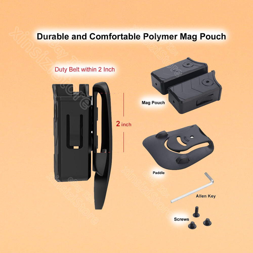 SR9 Security 9 Magazine Holster For Ruger Max 9 CZ 75 SP-01 Shadow 2 Mag Pouch