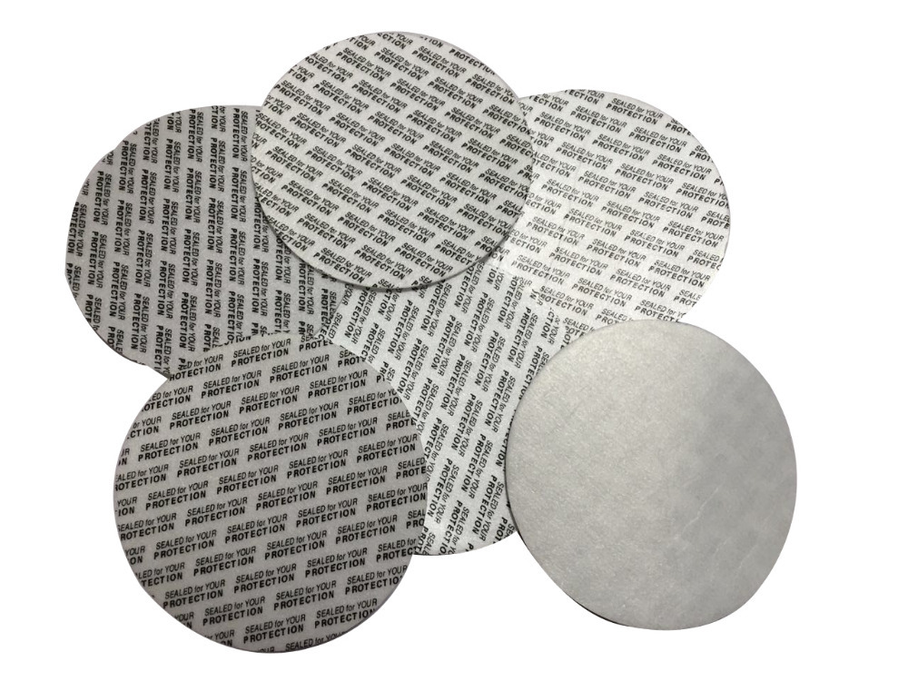 28mm Pressure Sensitive Cap Liner 1.10" Foam Tamper Evident Bottle Seal