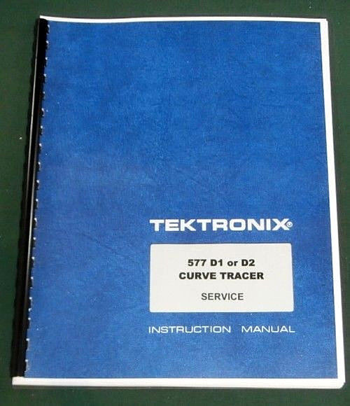 Tektronix 577 D1 or D2 Service Manual: w/11"x17" Schematics & Protective Covers