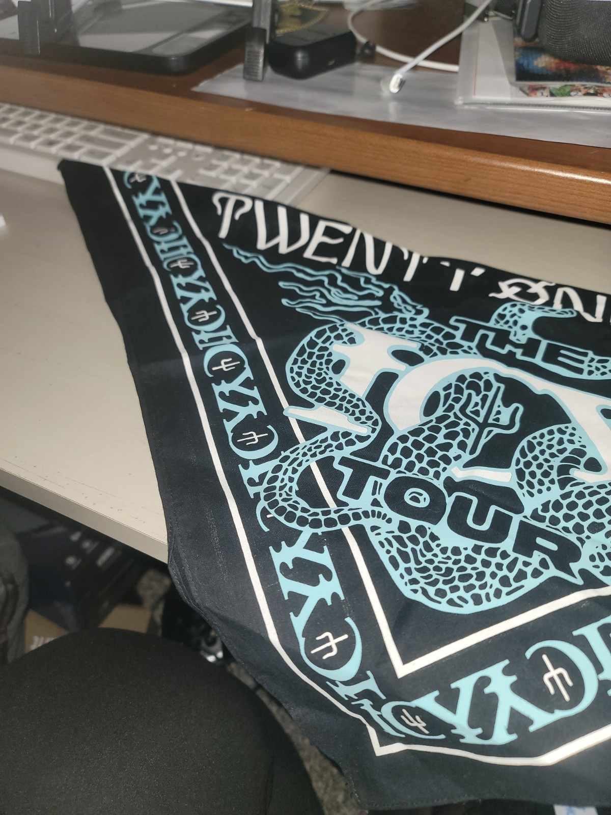 Twenty One Pilots Icy Tour Bandana Scarf Concert Merch ICY TOUR