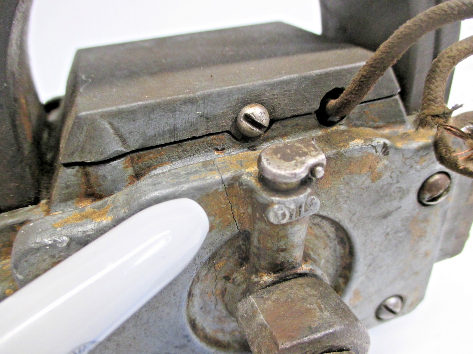 HOT WEBSTER K LOW TENSION MAGNETO POT METAL 2 BAR HIT MISS GAS ENGINE SN 530797