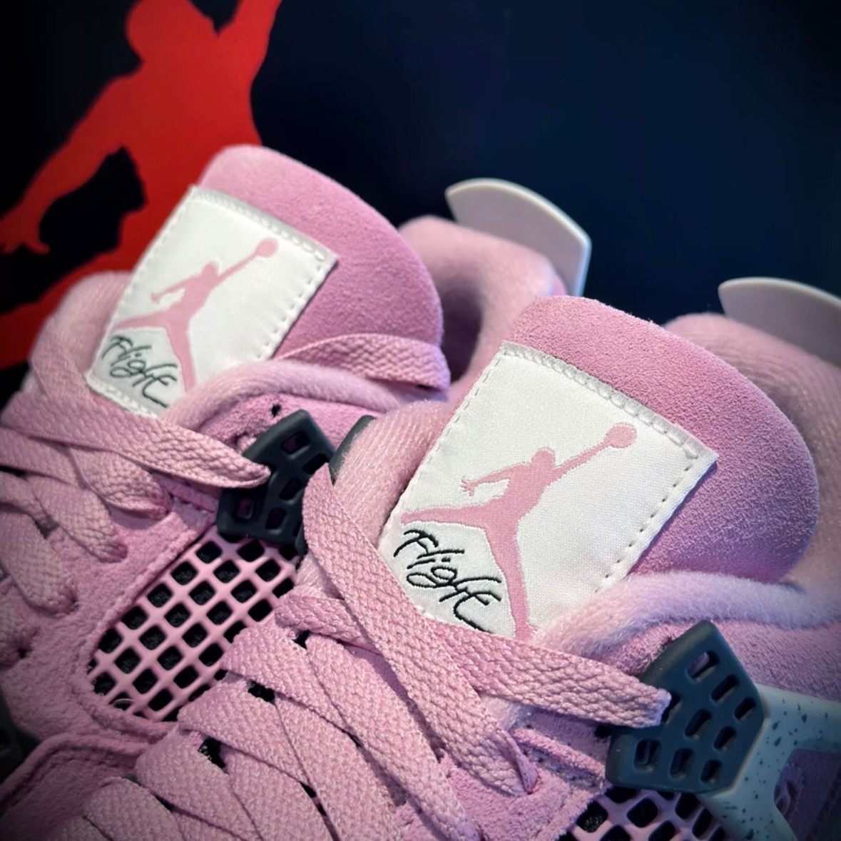 Jordan 4 'Orchid" Retro Mid Top Basketball Men's & Women's Shoes