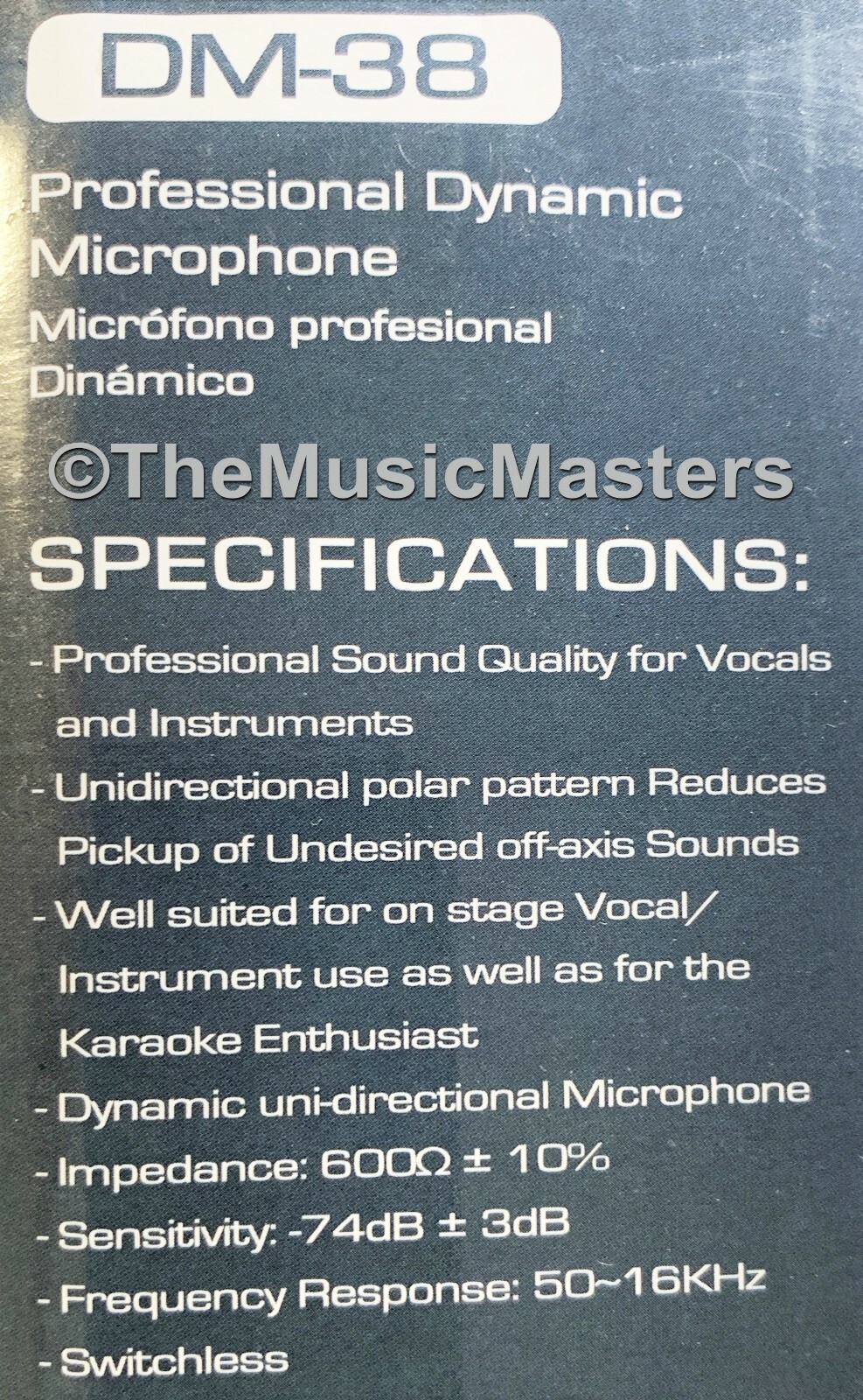 Super Deal! Handheld Dynamic Pro DJ Karaoke MICROPHONE w/Case XLR to 1/4" Cable