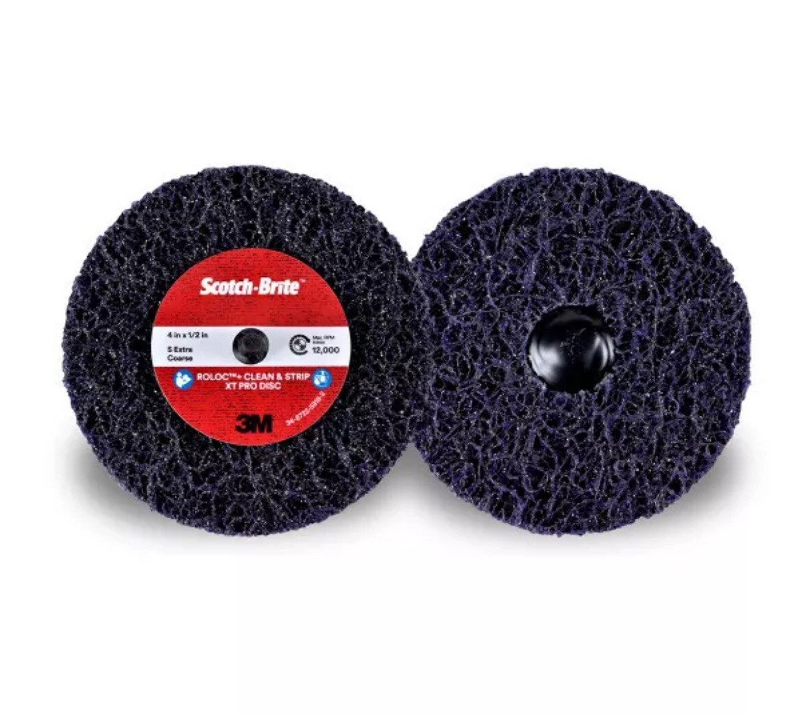 3M 21552 Clean and Strip XT Disc 4 in x 1/2 in. 10 Pack Replaces 07470 7470